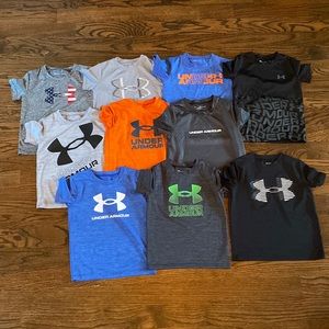 Boys Under Armour Shirts size 6 Bundle